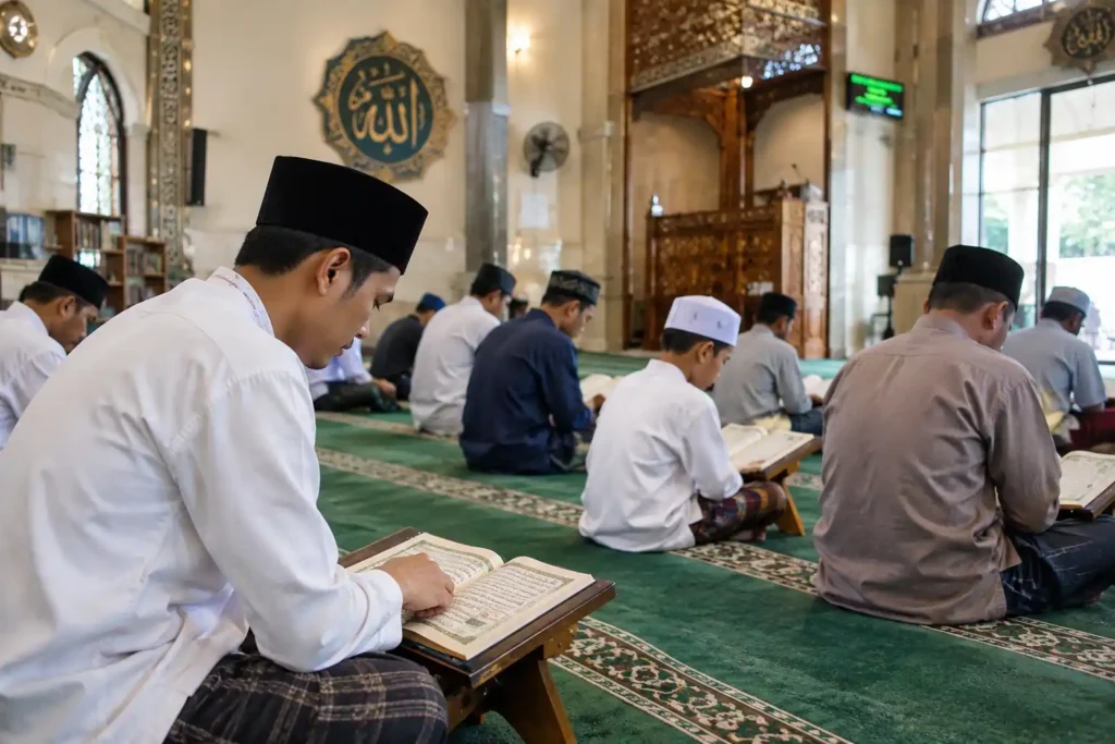 Keutamaan Membaca Al-Qur’an di Masjid dan Adabnya
